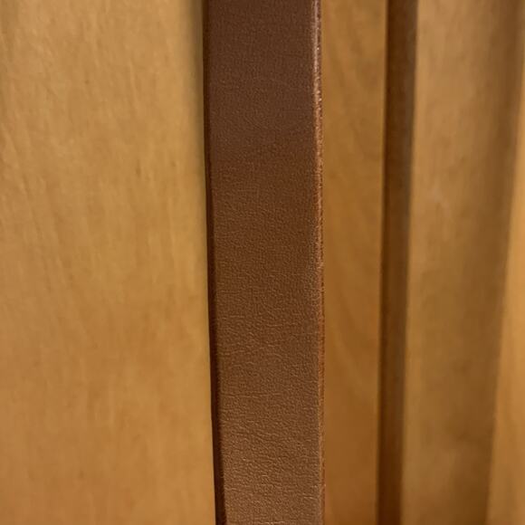 Hand Tooled Vintage Tan Leather Purse by L.E. Dunlap Intricate Designs - Picture 9 of 10